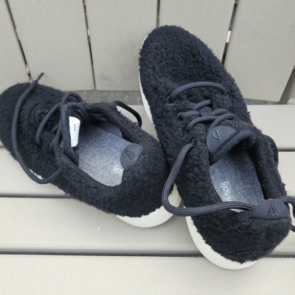 Allbirds Black Men's Fuzzy Wool Sneakers